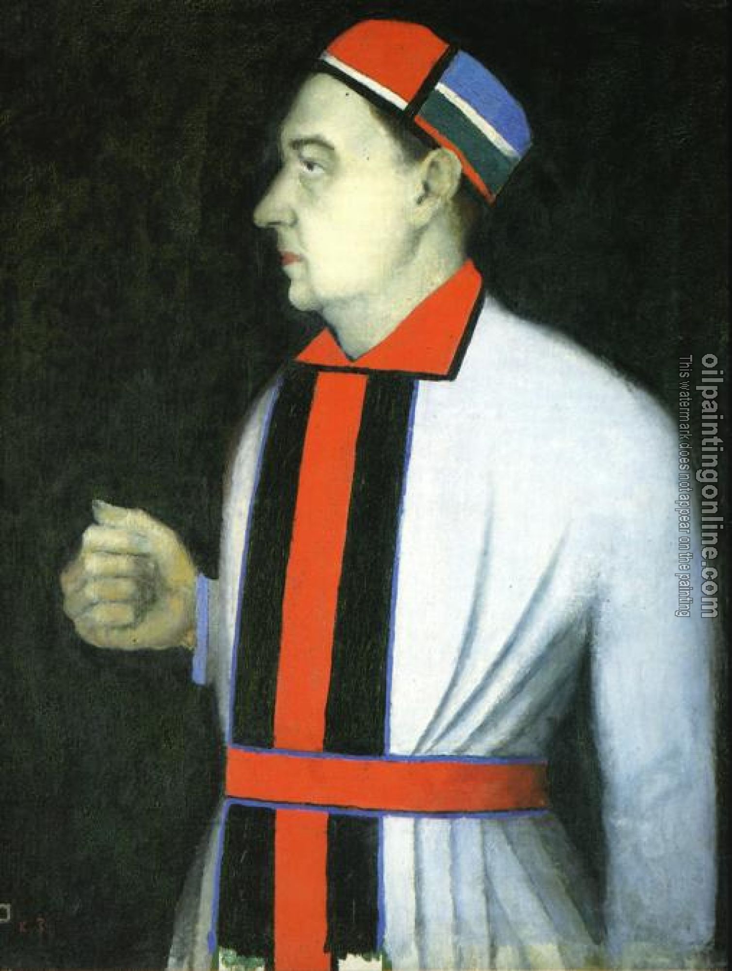 Kazimir Malevich - Portrait of Man